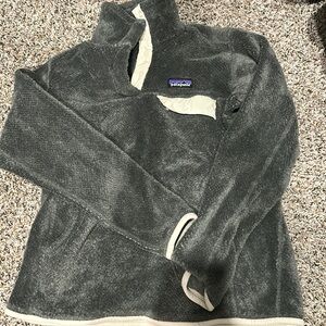 Gray Fuzzy Patagonia button up
